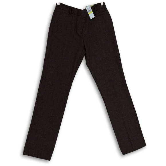 NWT VAN HEUSEN STUDIO STRETCH EXTENSIBLE STUDIO FIT BROWN SPECK STRAIGHT LEG 4 - Picture 1 of 9